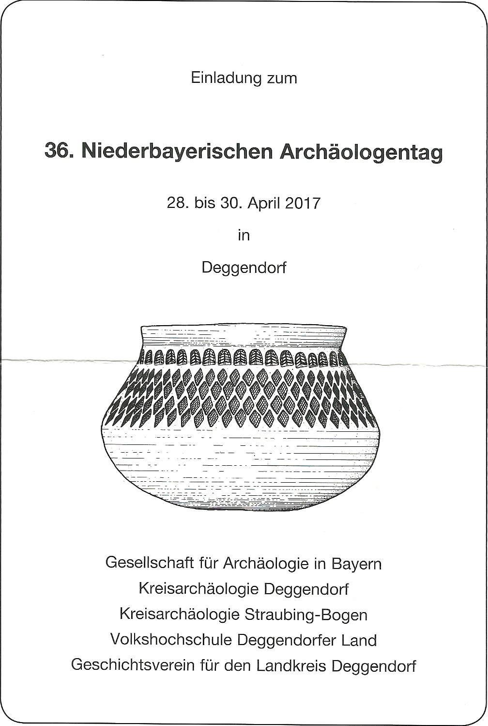 36. Niederbayerischer Arch&auml;ologentag