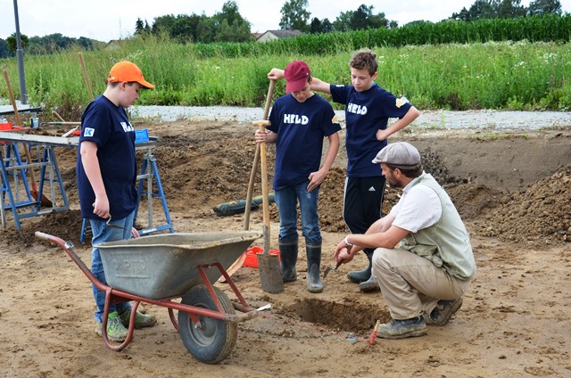 Arch&auml;ologie und Jugendarbeit Hand in Hand - Beteiligung am Projekt "Zeit f&uuml;r Helden"